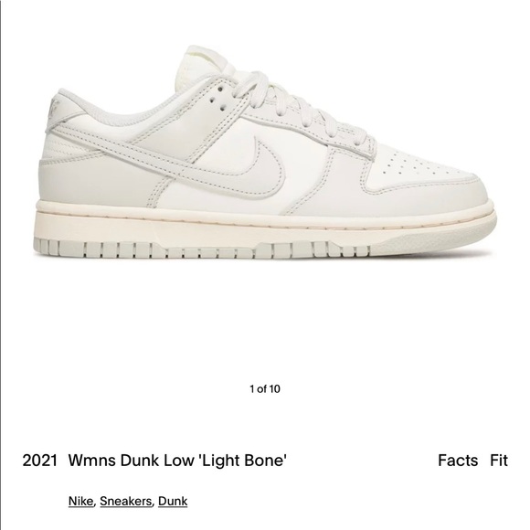 Nike Dunks Womens Light Bone